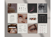 Lash Tech Template - Canva, a Social Media Template by TheTemplateTopia (Thumbnail 7 of 10)