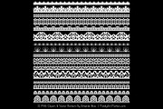 White Lace Clipart Borders, an Illustration by Amanda Ilkov (Thumbnail 3 of 4)