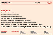 Pandorica-Sans serif font family, a Sans Serif Font by Artistic & Unique (Thumbnail 10 of 11)
