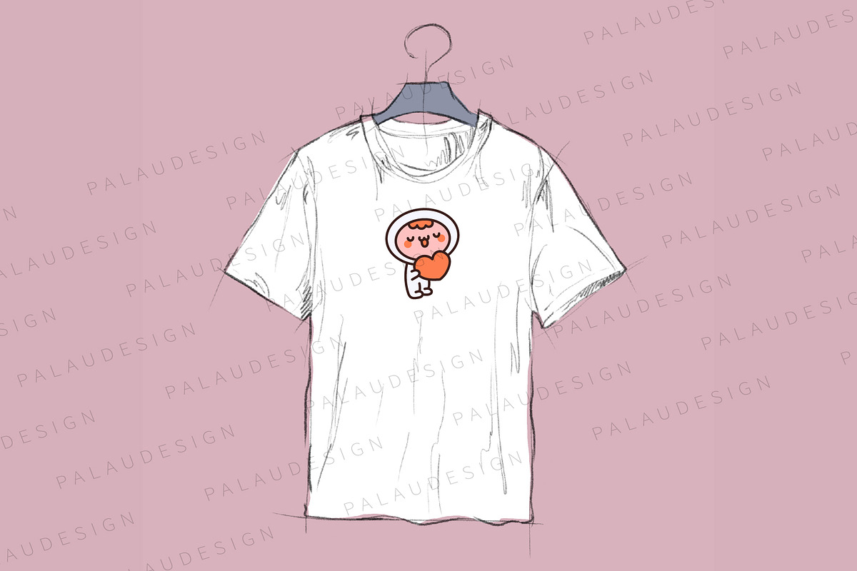 Cute Baby Astronaut Character, a Person Illustration by Palau (Photo 2 of 12)