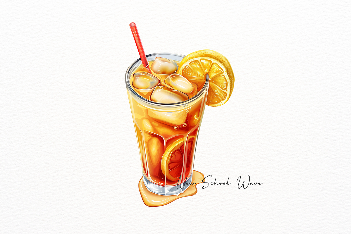 Hyperrealistic Summer Drink Clipart, a Food Illustration by New-School-Wave (Photo 4 of 5)