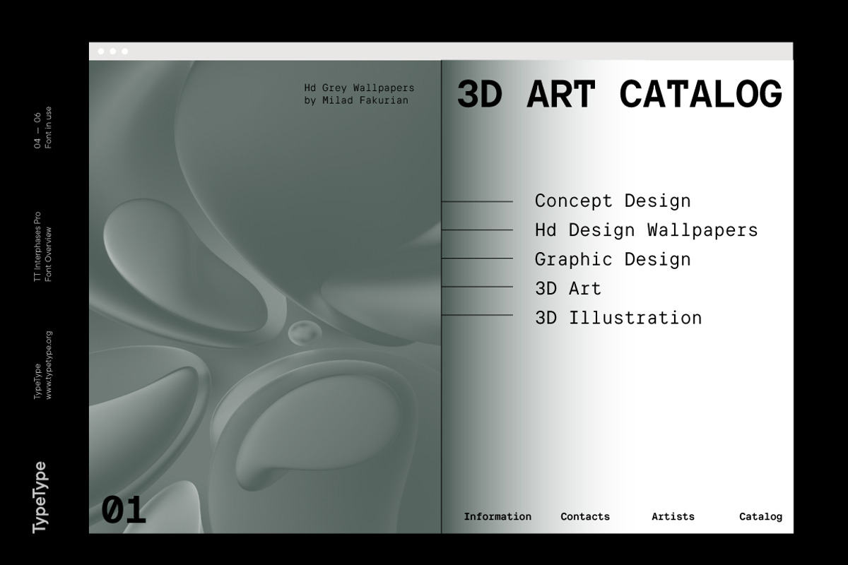 TT Interphases Pro Mono, a Sans Serif Font by TypeType (Photo 4 of 6)