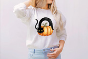 Spooky Halloween Pumpkin  Clipart Bu, an Illustration by SVGArt (Thumbnail 7 of 8)