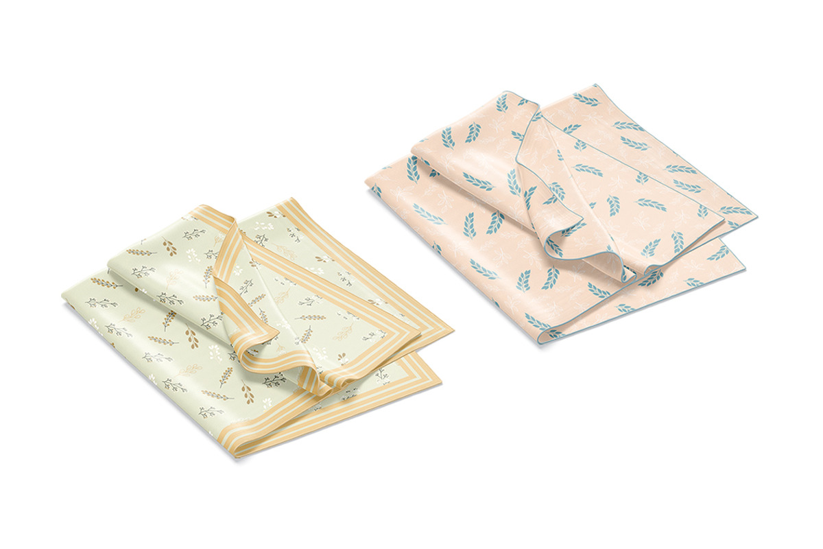 Wrapped Silk Scarf Mockups, a Product Mockup by rebrandy (Photo 7 of 10)