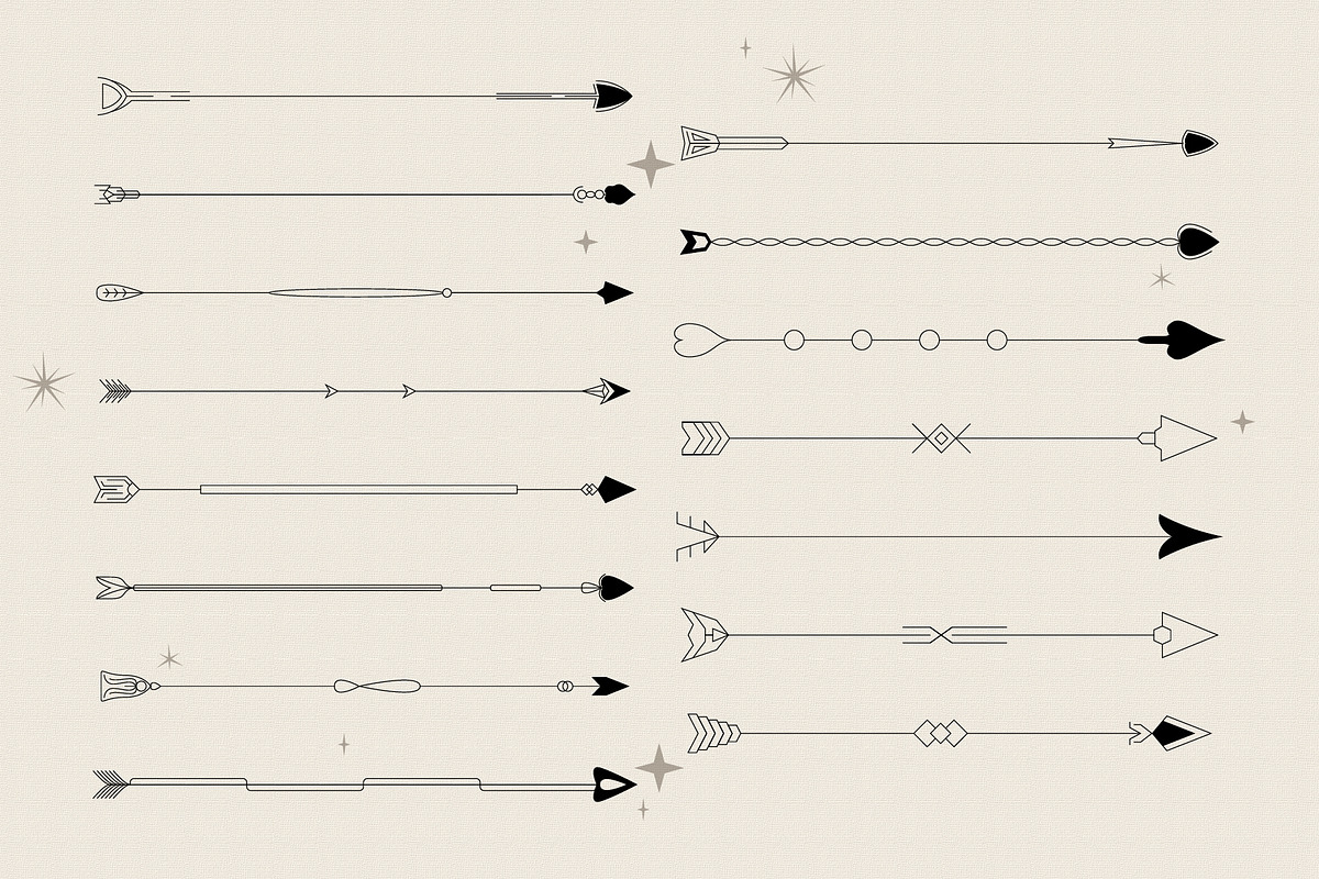 30 Hipster Arrows