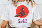 Camo Witch Halloween Sublimation, an Illustration by DreamCafeArt (Thumbnail 2 of 6)
