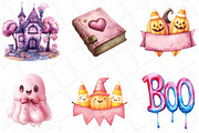 Pink Sweet Halloween Clipart, an Illustration by DreamPrint404 (Thumbnail 3 of 5)