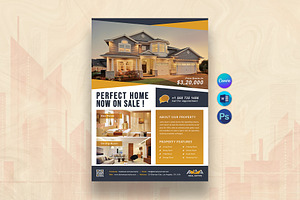 Real Estate Flyer, a Flyer Template by DesignDevisers