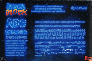 Shock Block: An Electrifying Font