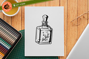 8 Potion Halloween Stamp Brushes, a Brush Add-On by vectstudio (Thumbnail 5 of 9)