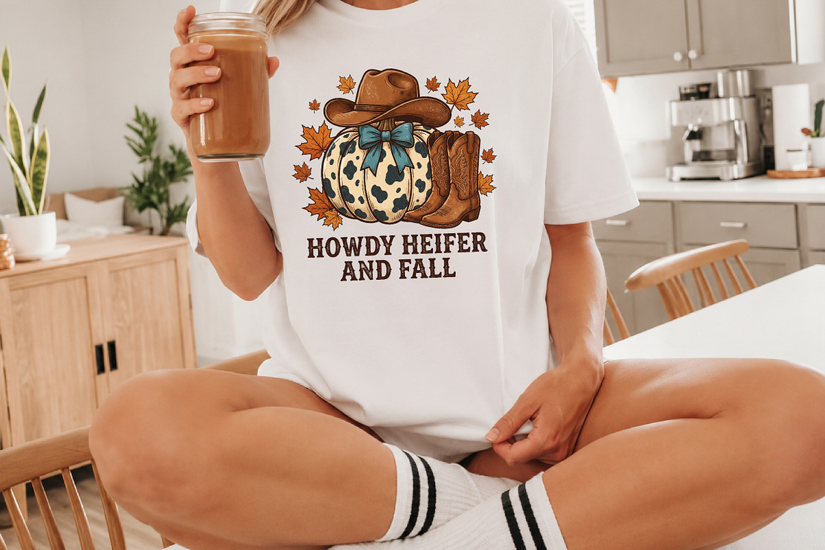 Howdy Heifer and Fall PNG, a Seasonal Illustration by Canvas Craft (Photo 3 of 6)