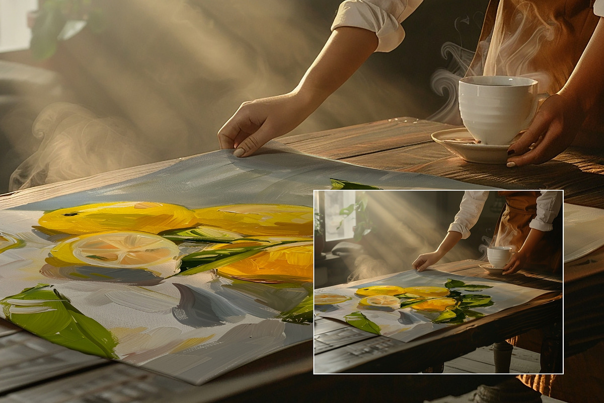 Large Poster Art Print Mockup AR-WH, a Books & Magazine Mockup by Callistemon Creative (Photo 4 of 6)