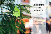 Christmas Card Mock-up, a Print Template by The Art of Pics (Thumbnail 2 of 2)