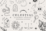 Celestial Magic Logo & Branding Art, a Texture Illustration by FEM Creative Studio (Thumbnail 1 of 10)