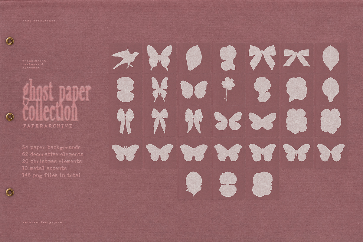 Ghost Paper — Textures & Elements, a Texture Graphic by nadispasibenko (Photo 10 of 13)