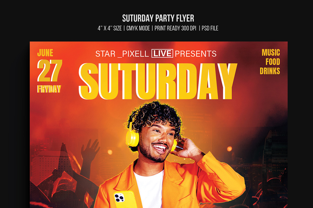 Holiday Flyer Template | PSD preview 2