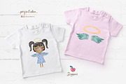 Baby Girl, Watercolor Angels png 030, an Illustration by Drawberx (Thumbnail 7 of 9)