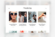 Wandering - A Comprehensive Blog, a WordPress Template by Unstack (Thumbnail 1 of 3)