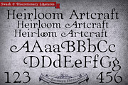 Thin Heirloom Artcraft, a Serif Font by Baseline Fonts (Thumbnail 2 of 4)