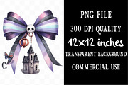Halloween Coquette Bow Clipart, an Illustration by Designking (Thumbnail 4 of 4)