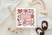 Custom Name Pencil Valentines PNG, an Illustration by CraftArtStudio (Thumbnail 4 of 4)
