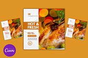 Hot & Fresh Chicken Fry Promo Design, a Social Media Template by Mishek Munene (Thumbnail 3 of 4)
