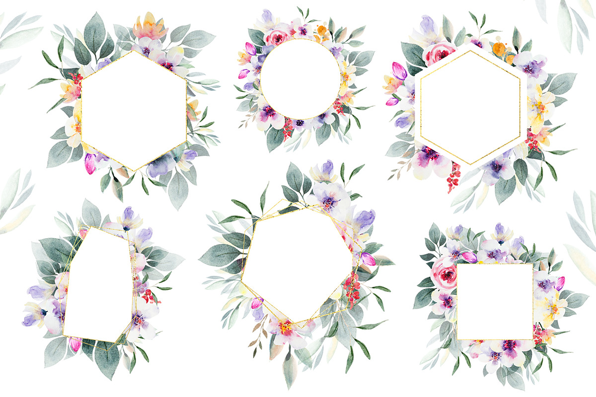 Watercolor floral collection, a Decorative Illustration by Vera●Suleimanova (Photo 7 of 18)