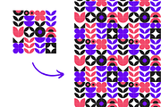 Geometric Floral Seamless Pattern, a Pattern Graphic by ItsReksita Pattern (Thumbnail 5 of 10)