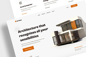 Archee V2-Architecture Landing Page