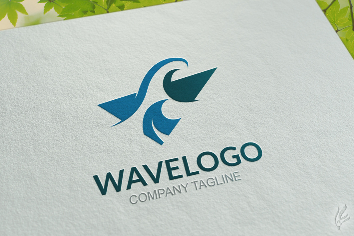 Wave - Logo Template, a Branding & Logo Template by Twelve.std (Photo 1 of 3)