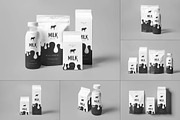 Milk Mock-up, a Packaging Mockup by zippypixelstudio (Thumbnail 1 of 10)
