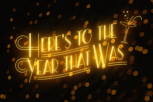 New Year Deco: Art Deco Festive Font