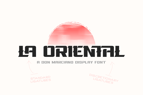 La Oriental Font preview 7