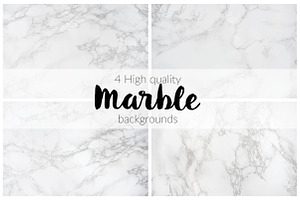 BUNDLE: 4 Marble Backgrounds