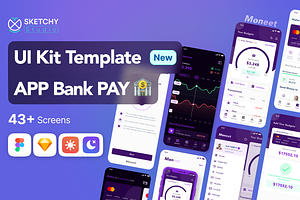 Moneet - Banking Mobile App UI Kit