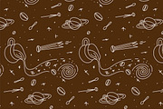 Coffee as Cosmos – Patterns, a Pattern Graphic by Lyolya Profitrolya (Thumbnail 3 of 3)