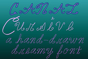 Canal Cursive Amsterdam Font, a Handwritten Font by Eryn Rose Design (Thumbnail 1 of 7)