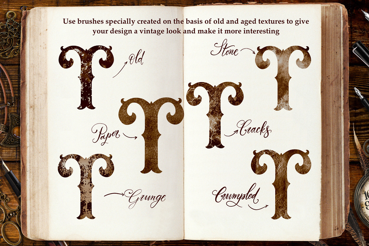 Victorian Lettering Creator Kit, a Brush Add-On by Letter Elfa Studio (Photo 6 of 13)