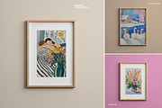 Wall Art Poster Frame Mockup | PSD, a Household Mockup by momomockps (Thumbnail 6 of 7)