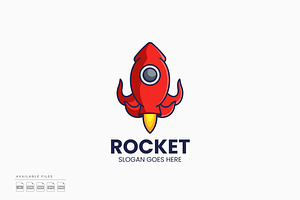 Rocket Squid Logo, a Branding & Logo Template by Zeer Graphic
