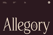 CS Allegory – Elegant Serif Font