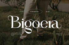 Bigorea Elegant Serif Font Typeface