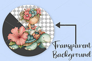Whimsical Summer Girls Clipart PNG, an Illustration by Canvas Craft (Thumbnail 2 of 7)