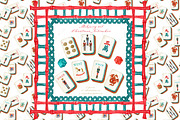 Christmas Nutcracker Mahjong Clipart, an Education Illustration by LABFcreations (Thumbnail 1 of 5)