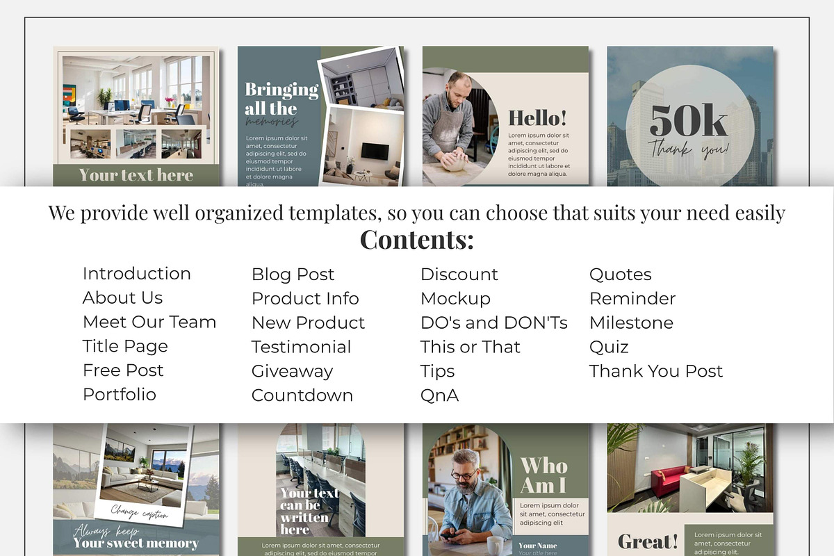 Minimal Canva Instagram Template, a Social Media Template by Everyday Perfection (Photo 3 of 8)