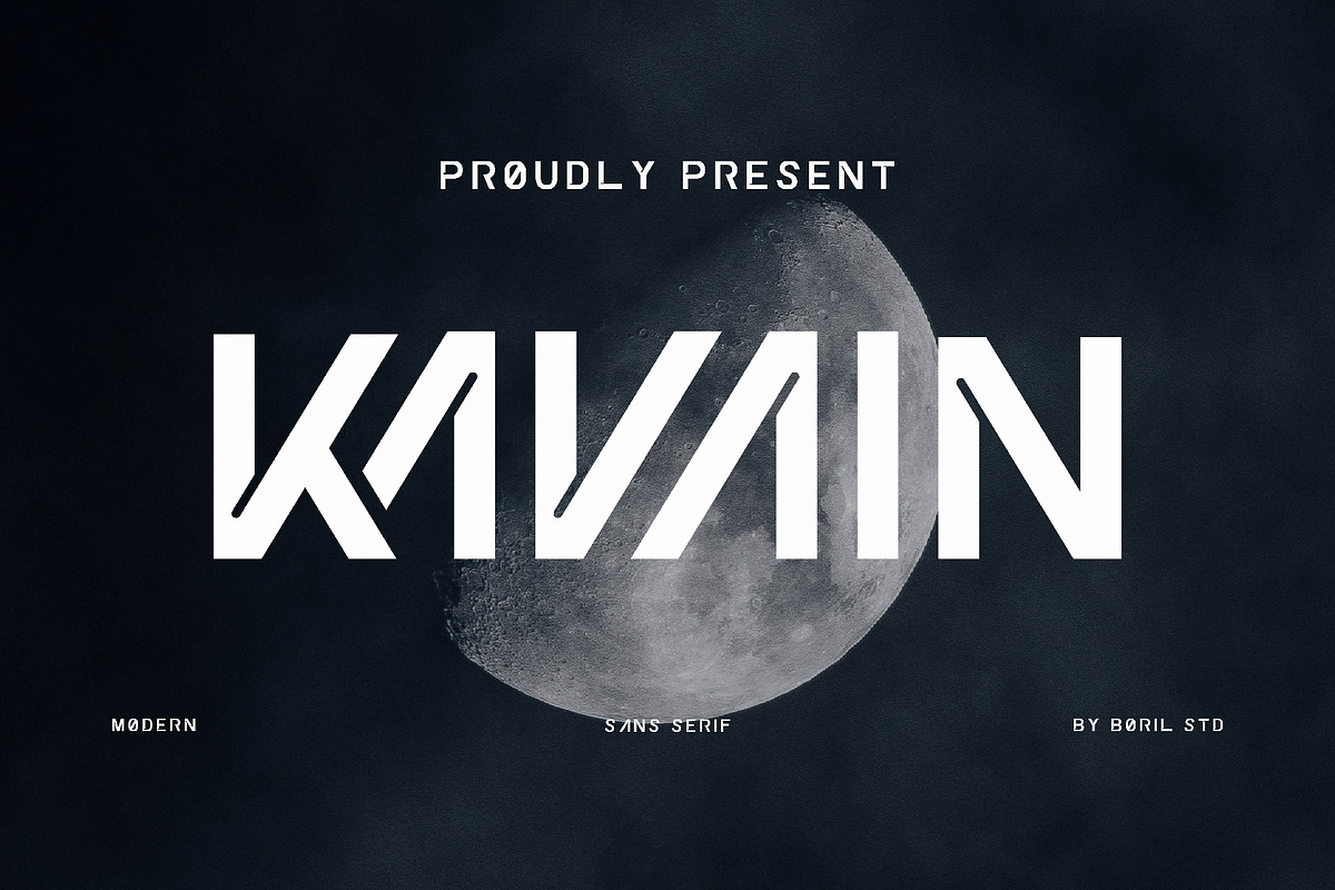KAVAIN - Sans Serif Technology, a Sans Serif Font by Boril Std (Photo 1 of 10)