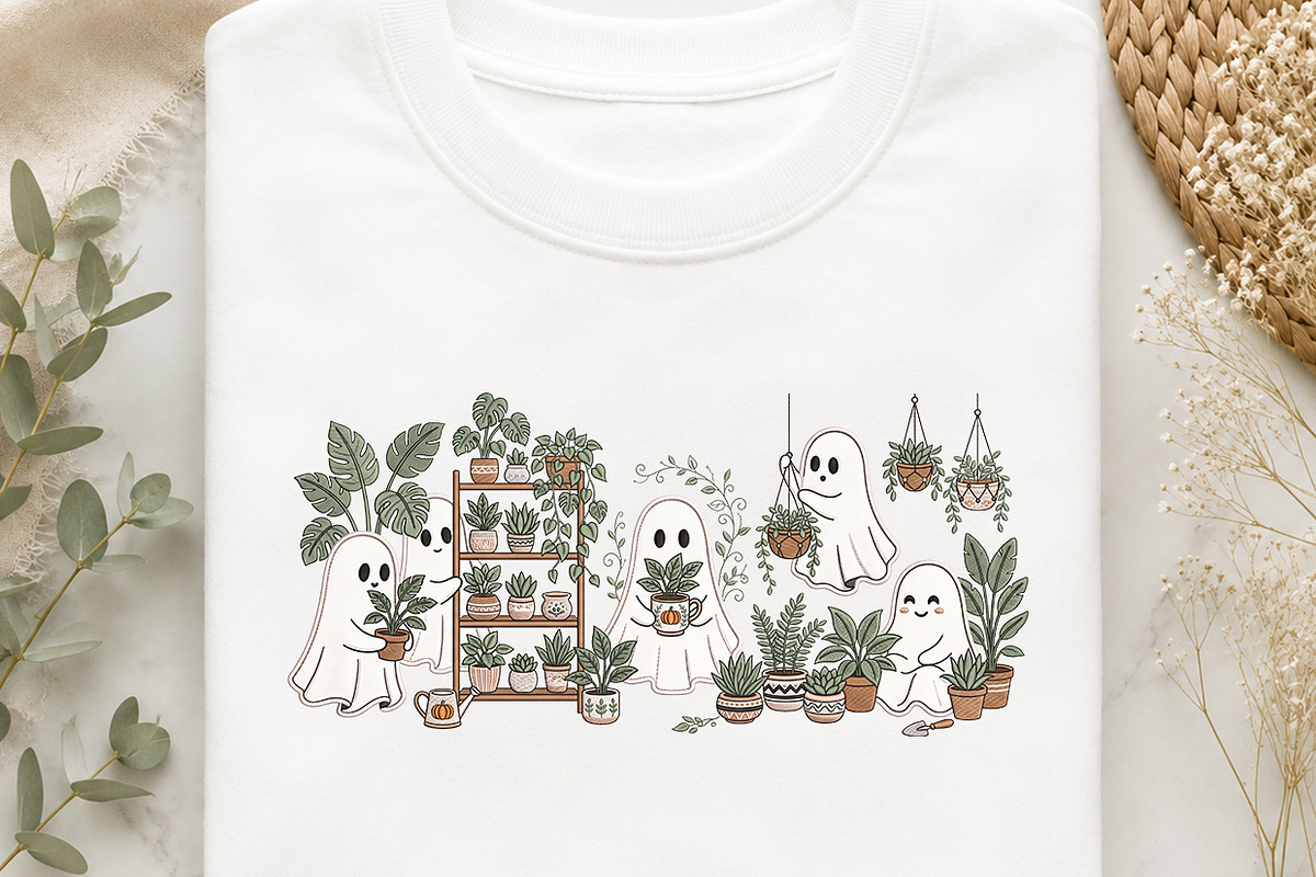 Halloween Cat Ghost Pumpkin Designs, a Seasonal Illustration by crative8112 (Photo 4 of 6)