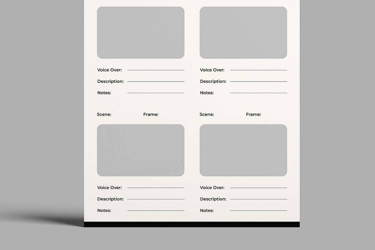 Storyboard Layout, a Stationery Template by MightyDesign (Photo 3 of 7)