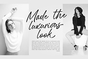 Hallrack - A Modern Script Signature, a Script Font by khurasan (Thumbnail 4 of 7)