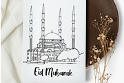 Mosque Minimalist Illustration, an Object Illustration by Adora ARTS (Thumbnail 8 of 8)